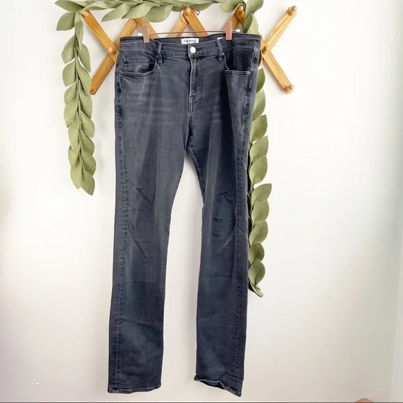 Frame L’Homme Fade to Gray Skinny Jeans 34/34